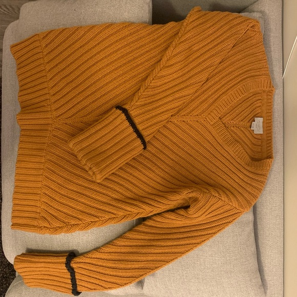 🟠GREY Jason Wu wool v-neck sweater🟠 - Picture 2 of 6